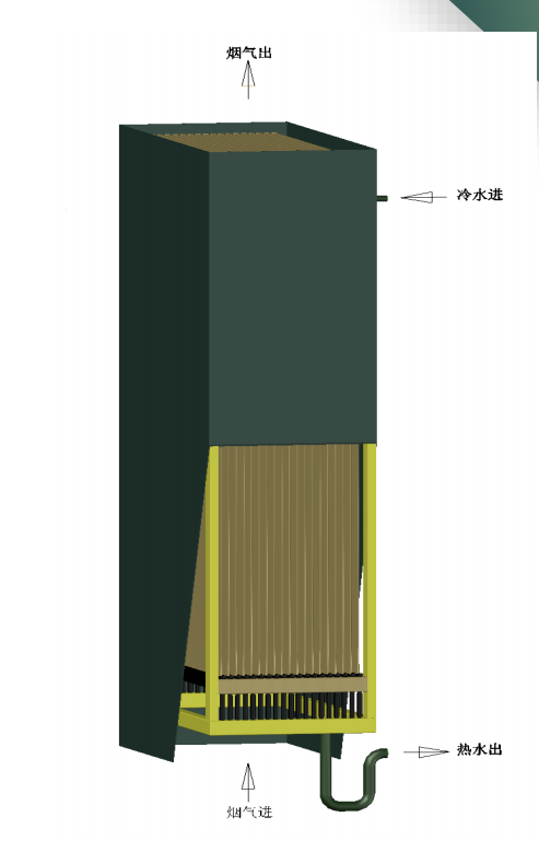 立式换热器结构示意